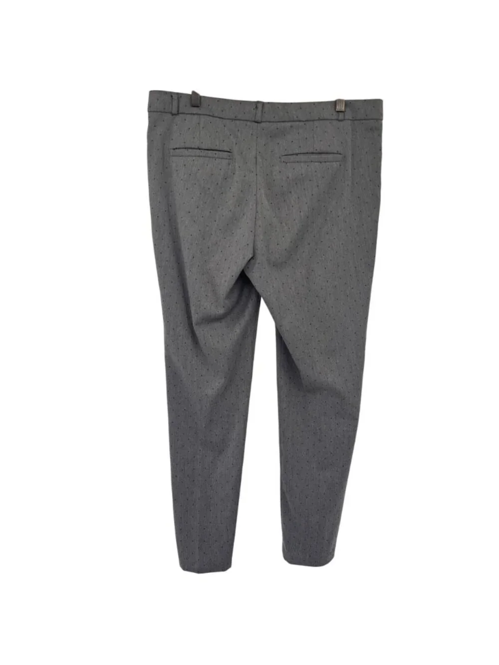 Banana Republic Womens Gray Pin-Dot Dress Pants Size 12  slim leg